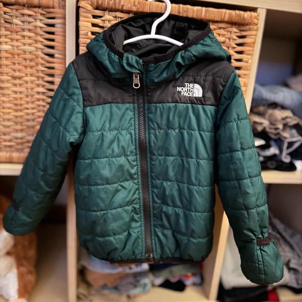 The North Face Baby Reversible Perrito Hooded Jacket Size 12-18 Months